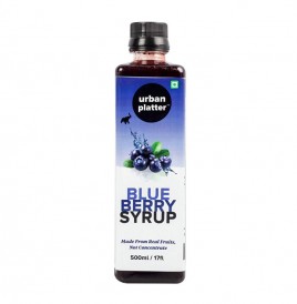 Urban Platter Blue Berry Syrup   Plastic Bottle  500 millilitre